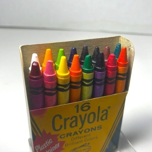 1980's CRAYOLA Vintage 16 Crayons & Crayon Case - Picture 5 of 10